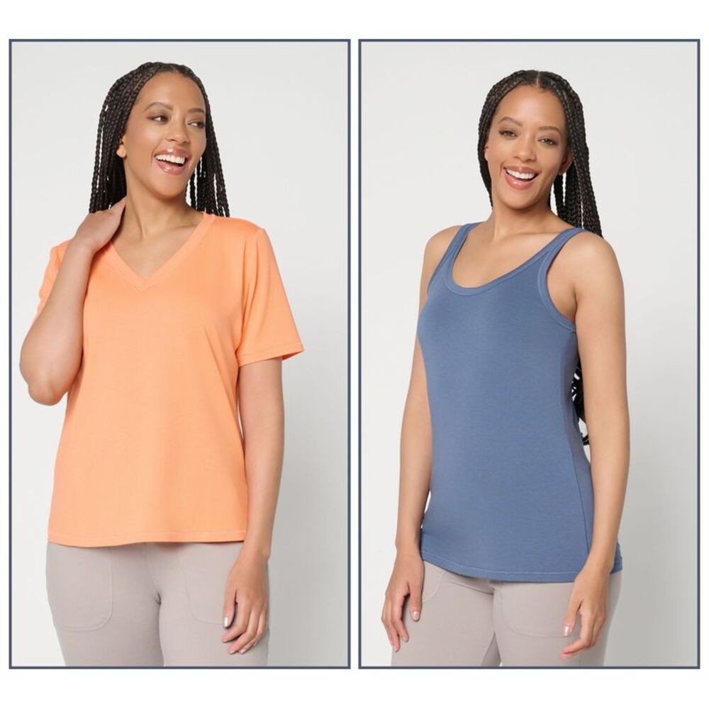 Anybody Women's Top Sz L Make Your Selection: AnyBody Cozy Multi-colored